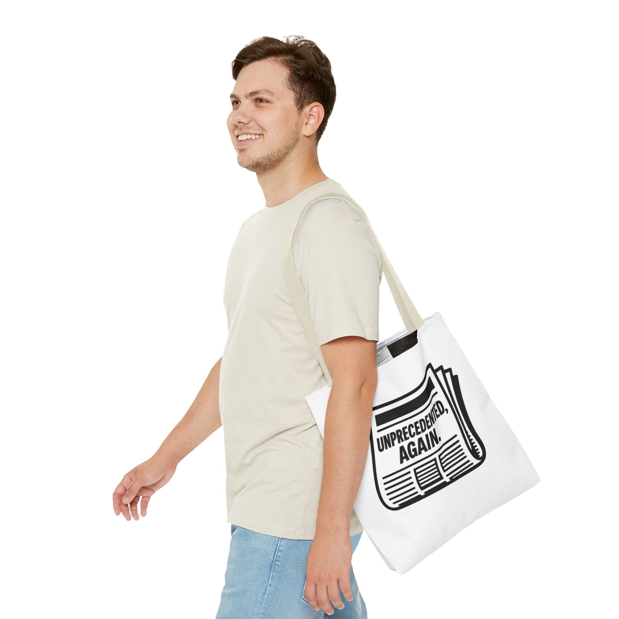 Unprecedented Again - Activist Tote Bag (White) | Civic Goods