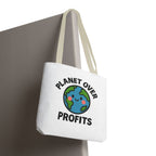 Planet Over Profits Design - Activist Tote Bag (Unisex) | Civic Goods