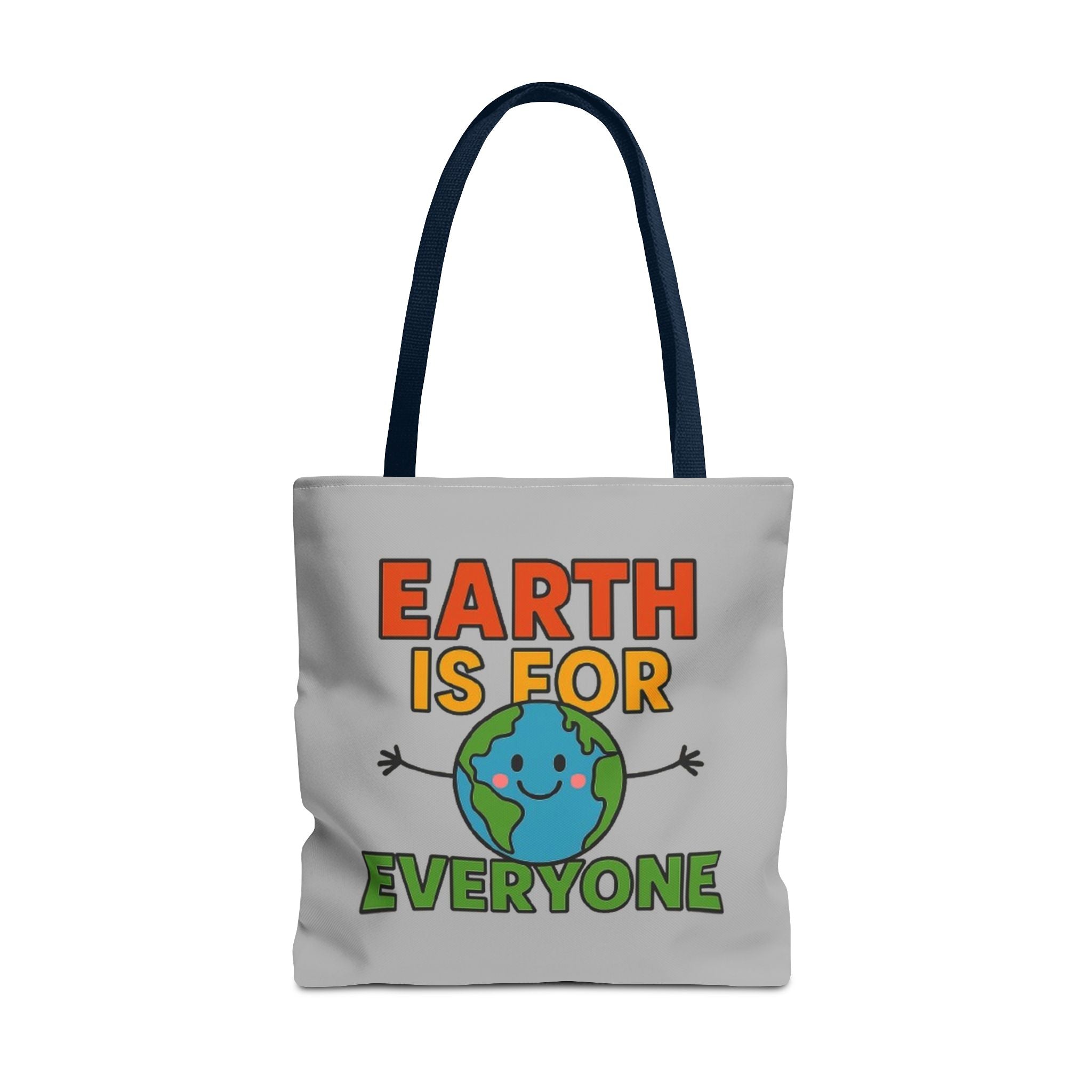 Earth Is For Everyone - Activist Tote Bag (Grey) | Civic Goods