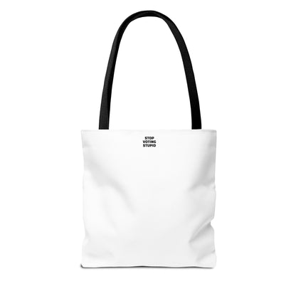 Stop Voting Stupid – Activist Tote Bag - White