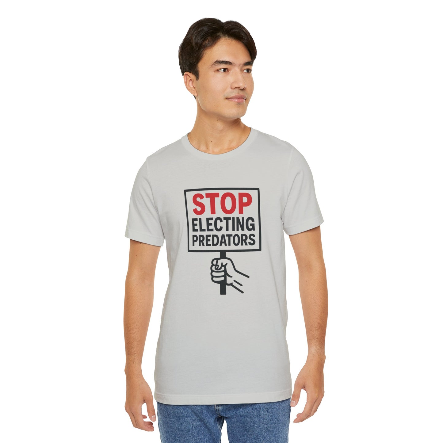Stop Electing Predators – Unisex Protest Tee (Size XS-4XL)