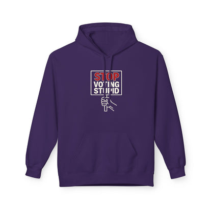 Stop Voting Stupid – Unisex Protest Hoodie (Size S-5XL)