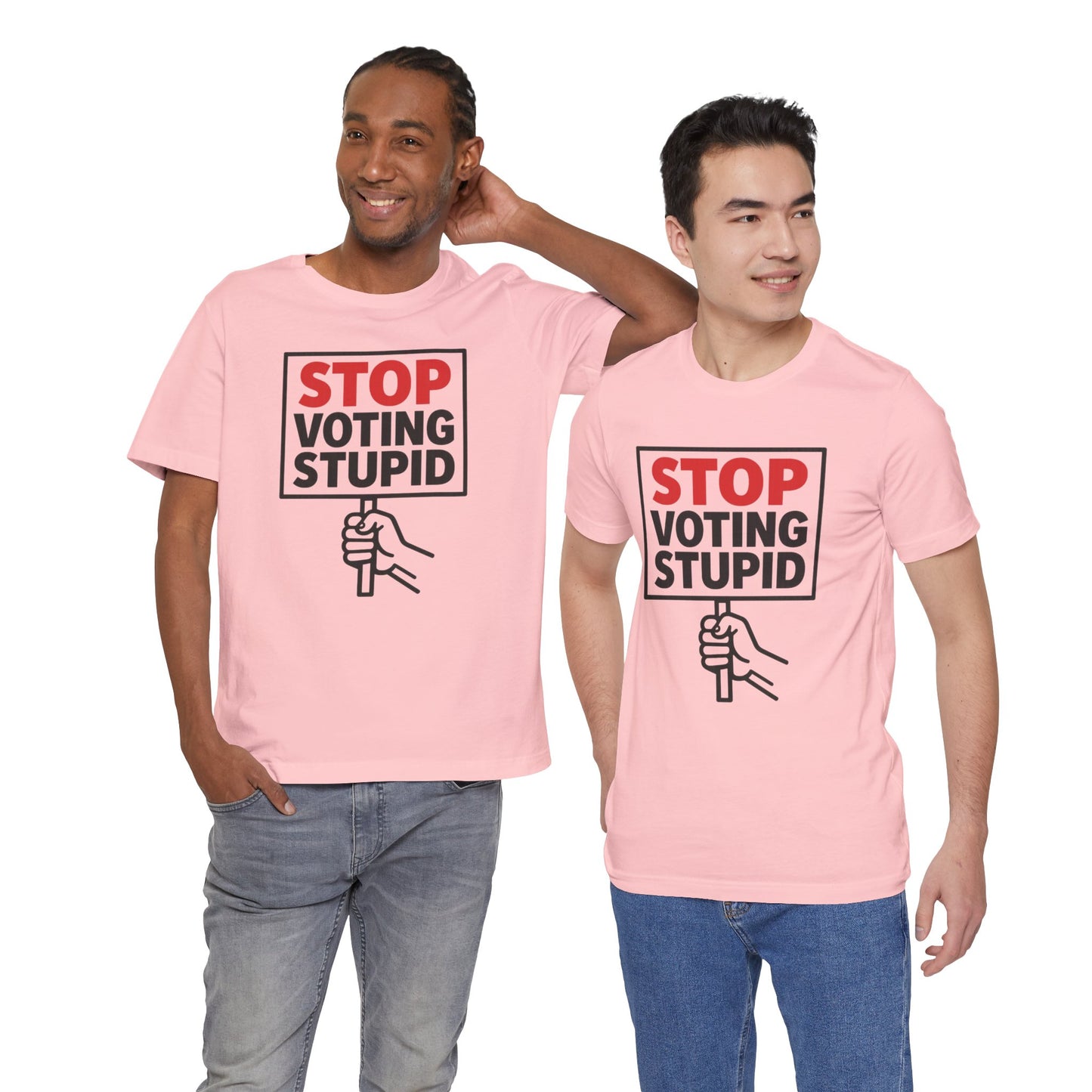 Stop Voting Stupid – Unisex Protest Tee (Size XS-4XL)