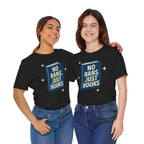 No Bans, Just Books tee — Black - accent — angled Duo
