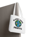 Planet Over Profits Design - Activist Tote Bag (Unisex) | Civic Goods