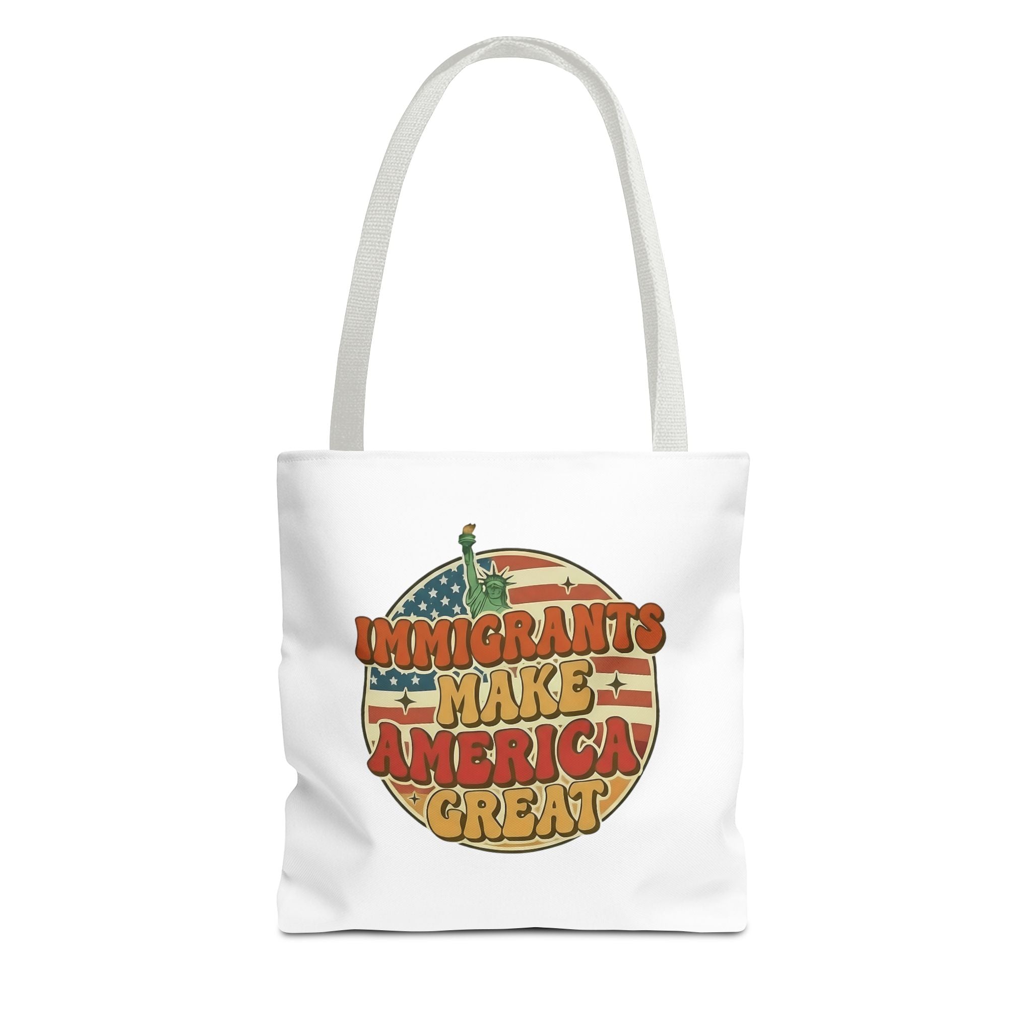 Immigrants Make America Great - Activist Tote Bag (White) | Civic Goods