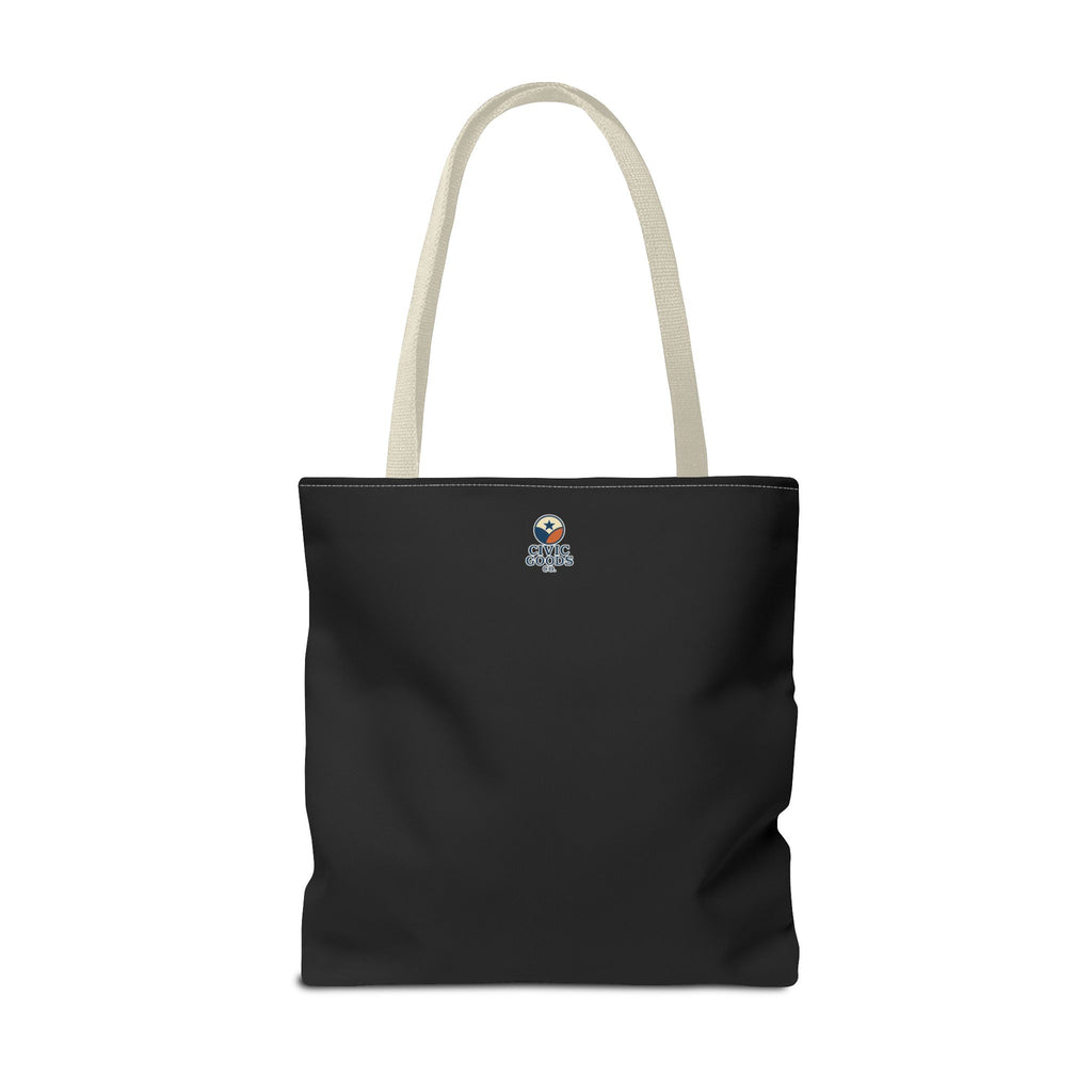 Planet Over Profits Design - Activist Tote Bag (Black) | Civic Goods