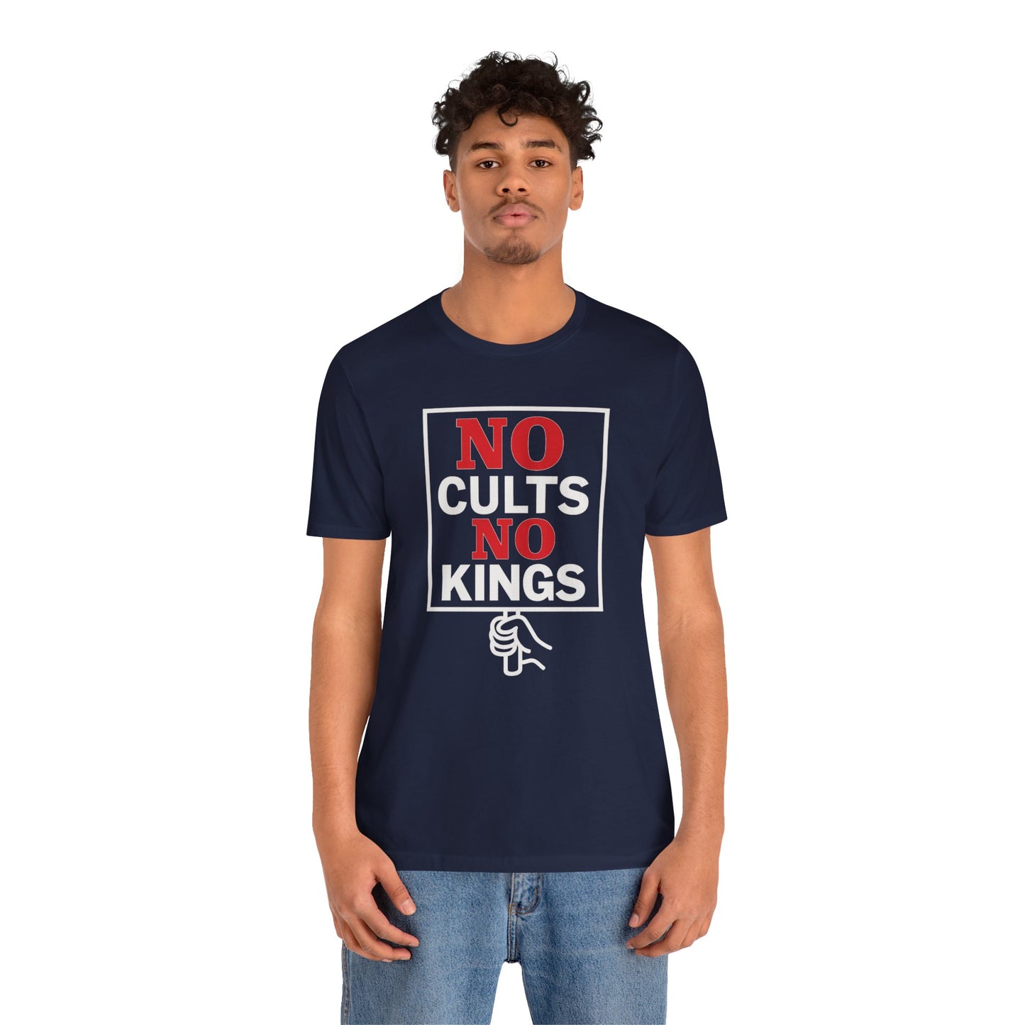 No Cults, No Kings – Unisex Protest Tee (Size XS-4XL)