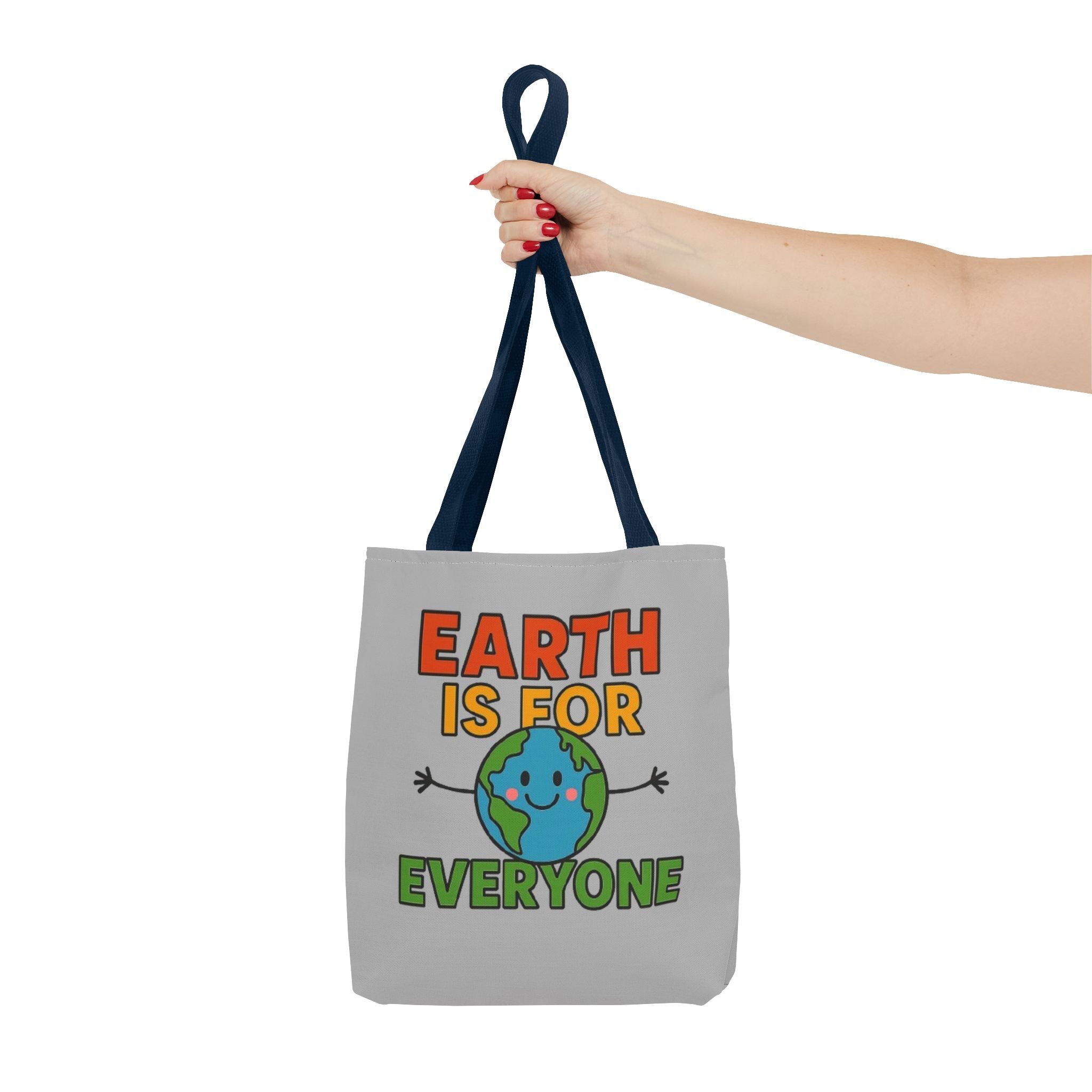 Earth Is For Everyone - Activist Tote Bag (Grey) | Civic Goods