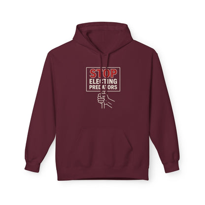 Stop Electing Predators – Unisex Protest Hoodie (Size S-5XL)
