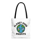 Planet Over Profits Design - Activist Tote Bag (Unisex) | Civic Goods