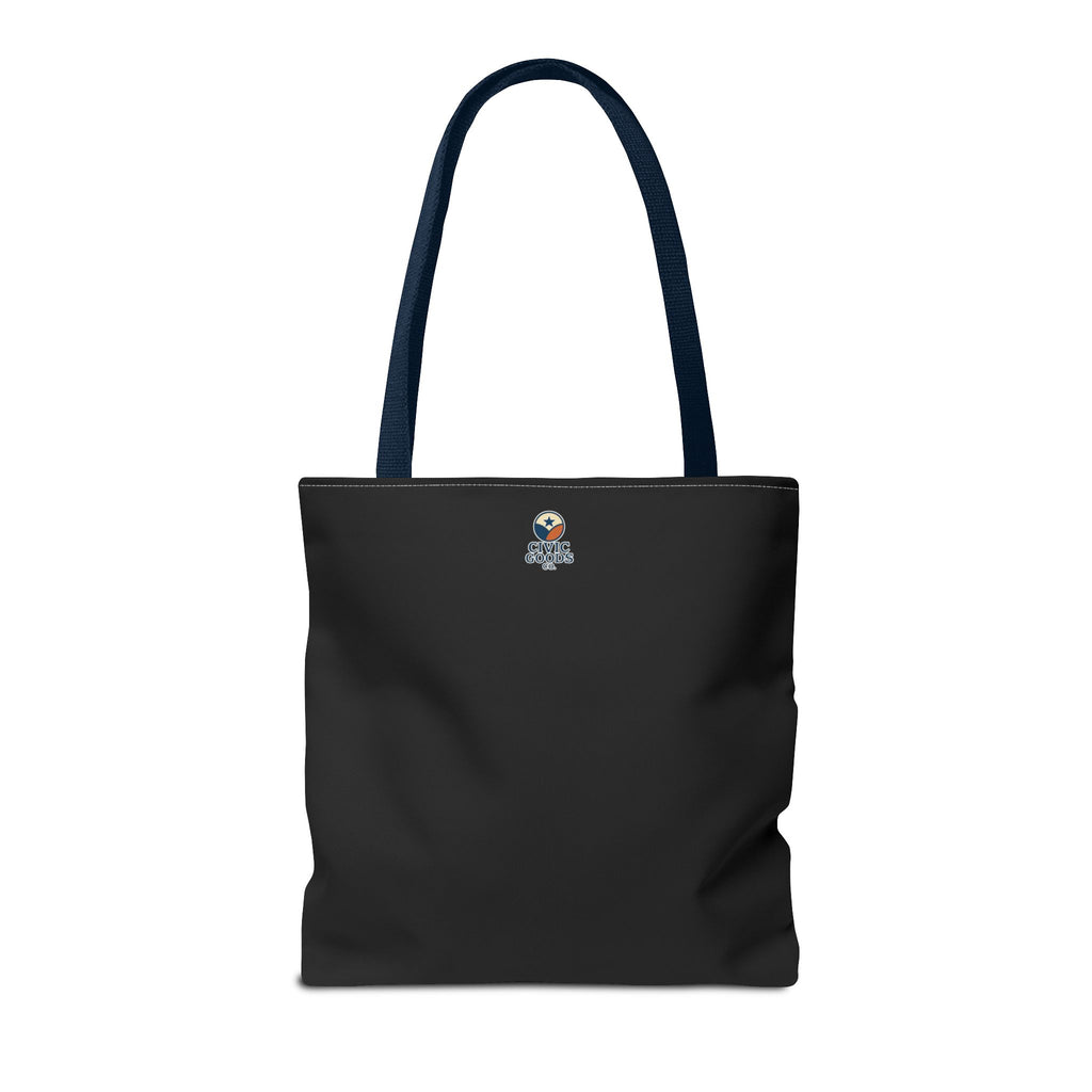 Planet Over Profits Design - Activist Tote Bag (Black) | Civic Goods