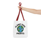 Planet Over Profits Design - Activist Tote Bag (Unisex) | Civic Goods