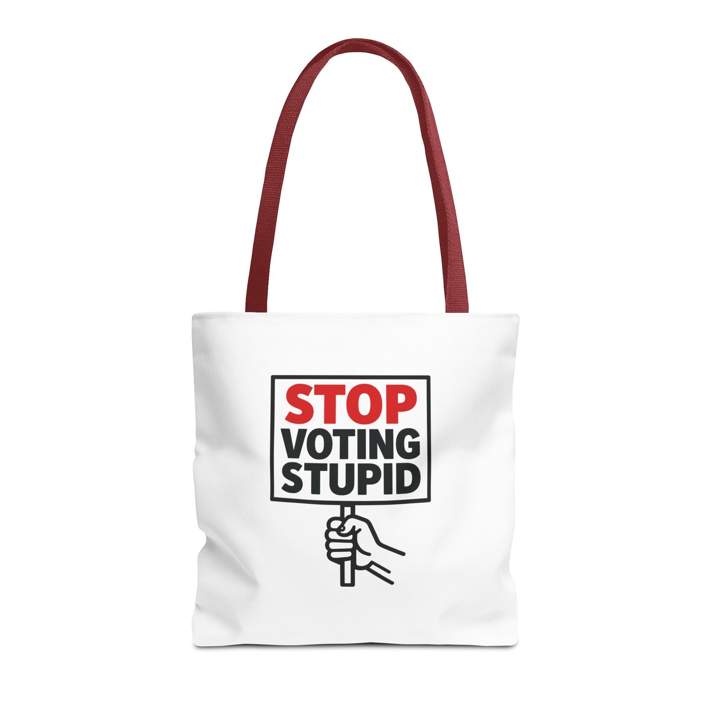 Stop Voting Stupid – Activist Tote Bag - White