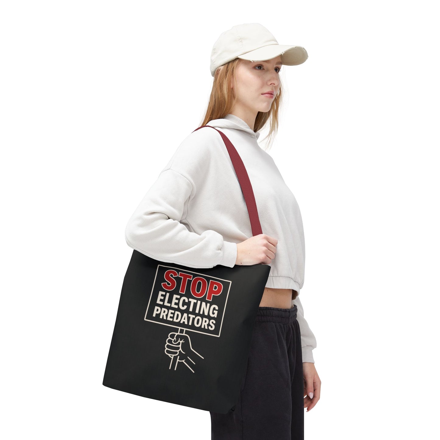 Stop Electing Predators – Activist Tote Bag - Black