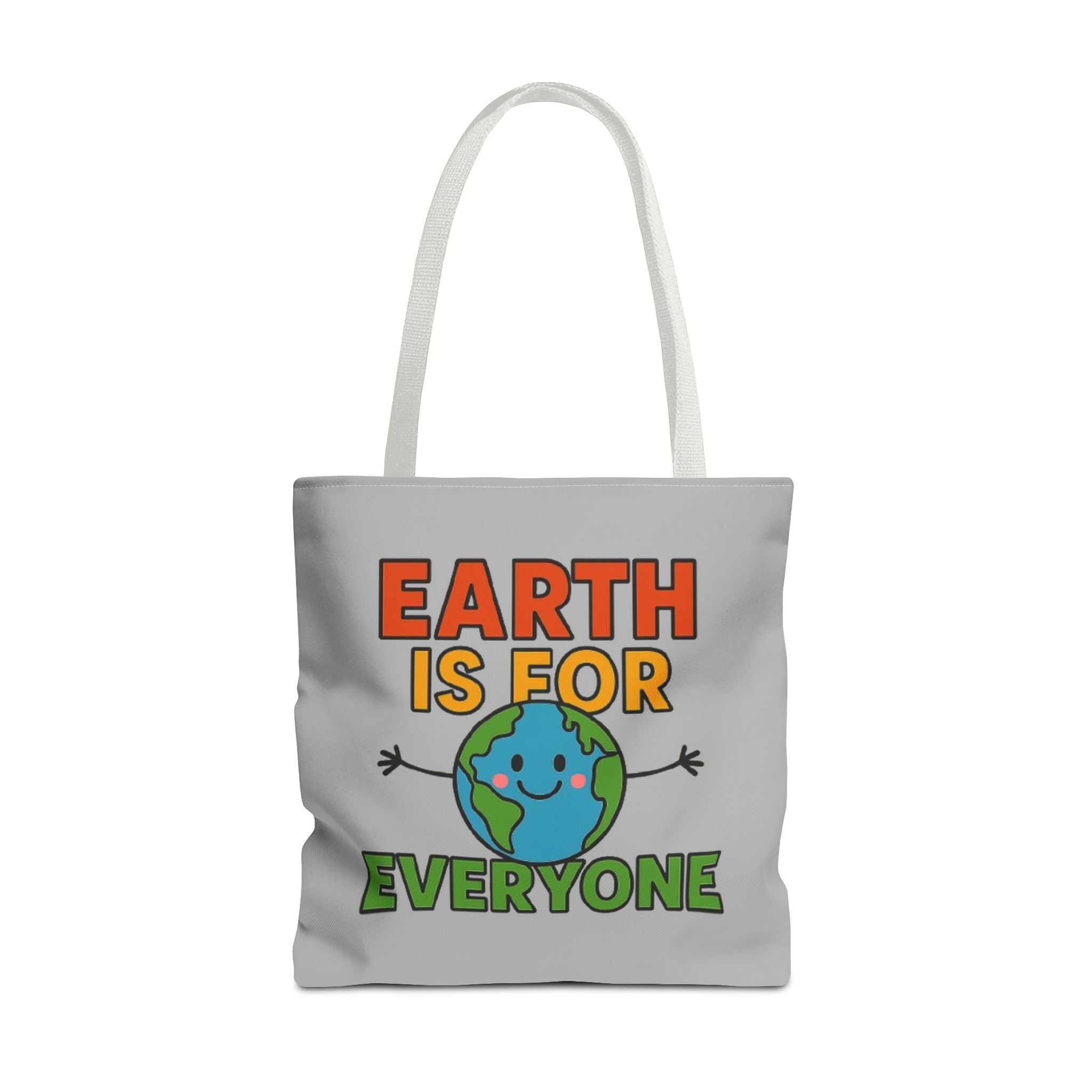 Earth Is For Everyone - Activist Tote Bag (Grey) | Civic Goods