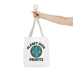 Planet Over Profits Design - Activist Tote Bag (Unisex) | Civic Goods