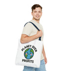 Planet Over Profits Design - Activist Tote Bag (Unisex) | Civic Goods