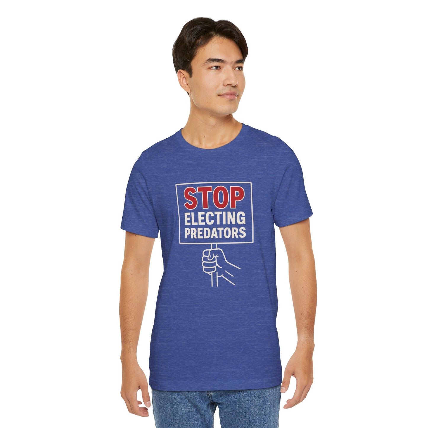 Stop Electing Predators – Unisex Protest Tee (Size XS-4XL)