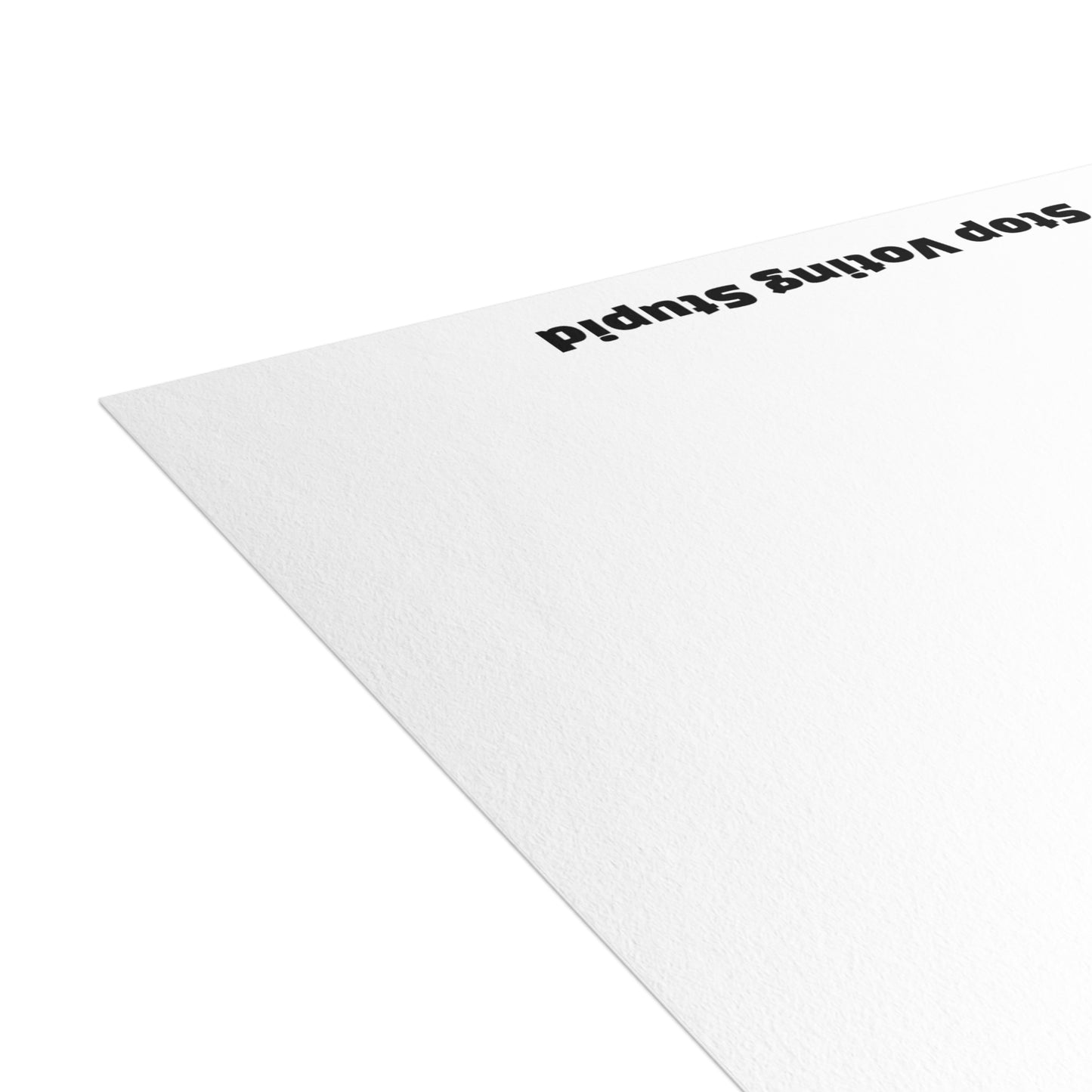 Stop Electing Predators Activism Card – Single or Set - Black and White
