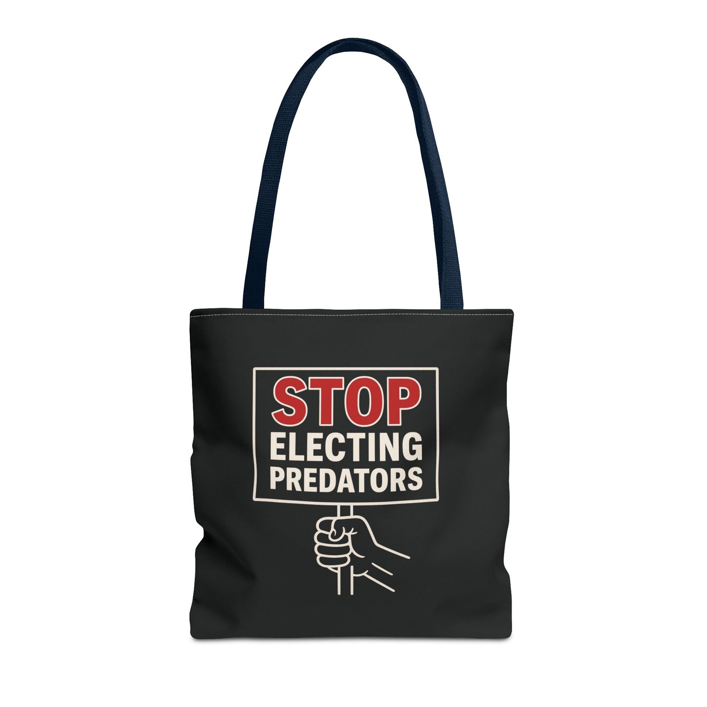 Stop Electing Predators – Activist Tote Bag - Black