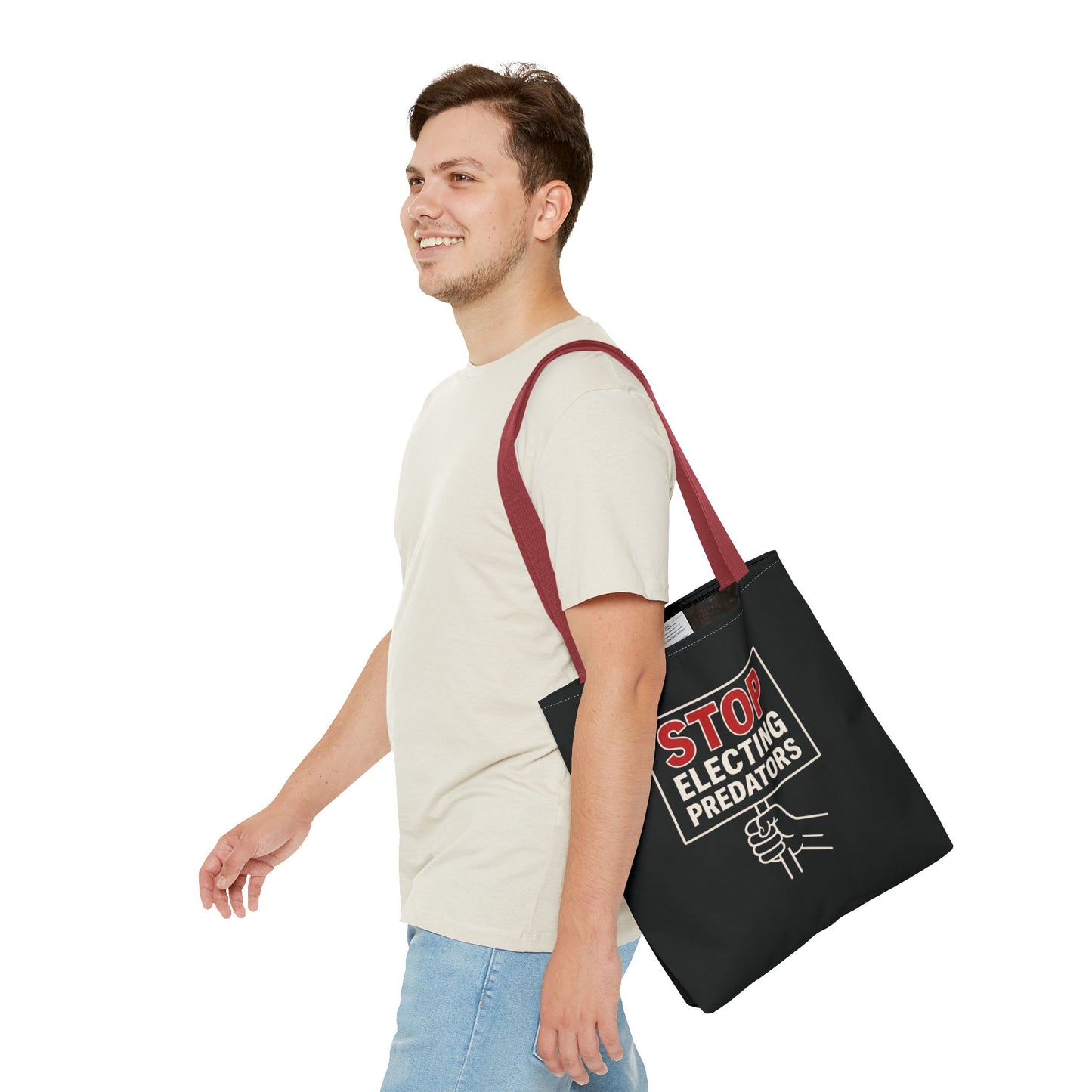 Stop Electing Predators – Activist Tote Bag - Black