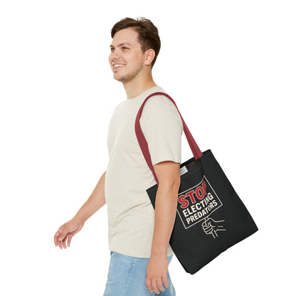 Stop Electing Predators – Activist Tote Bag - Black