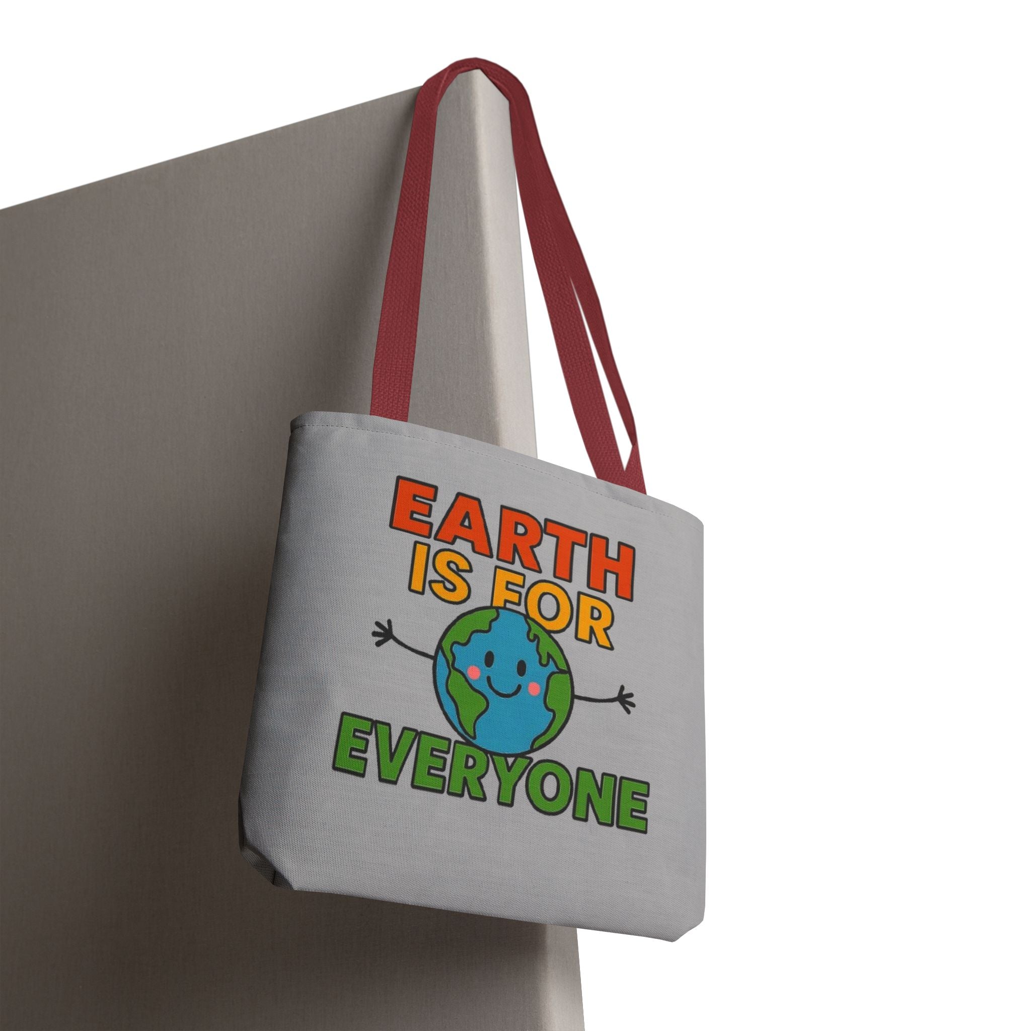 Earth Is For Everyone - Activist Tote Bag (Grey) | Civic Goods