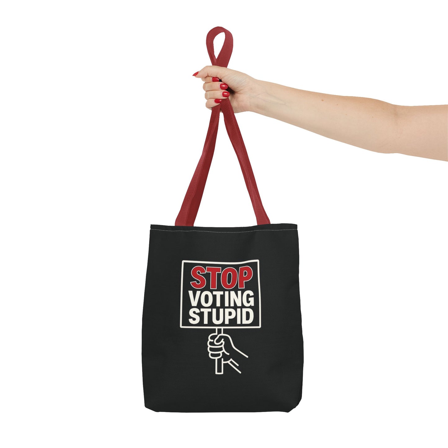 Stop Voting Stupid – Activist Tote Bag - Black