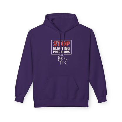 Stop Electing Predators – Unisex Protest Hoodie (Size S-5XL)