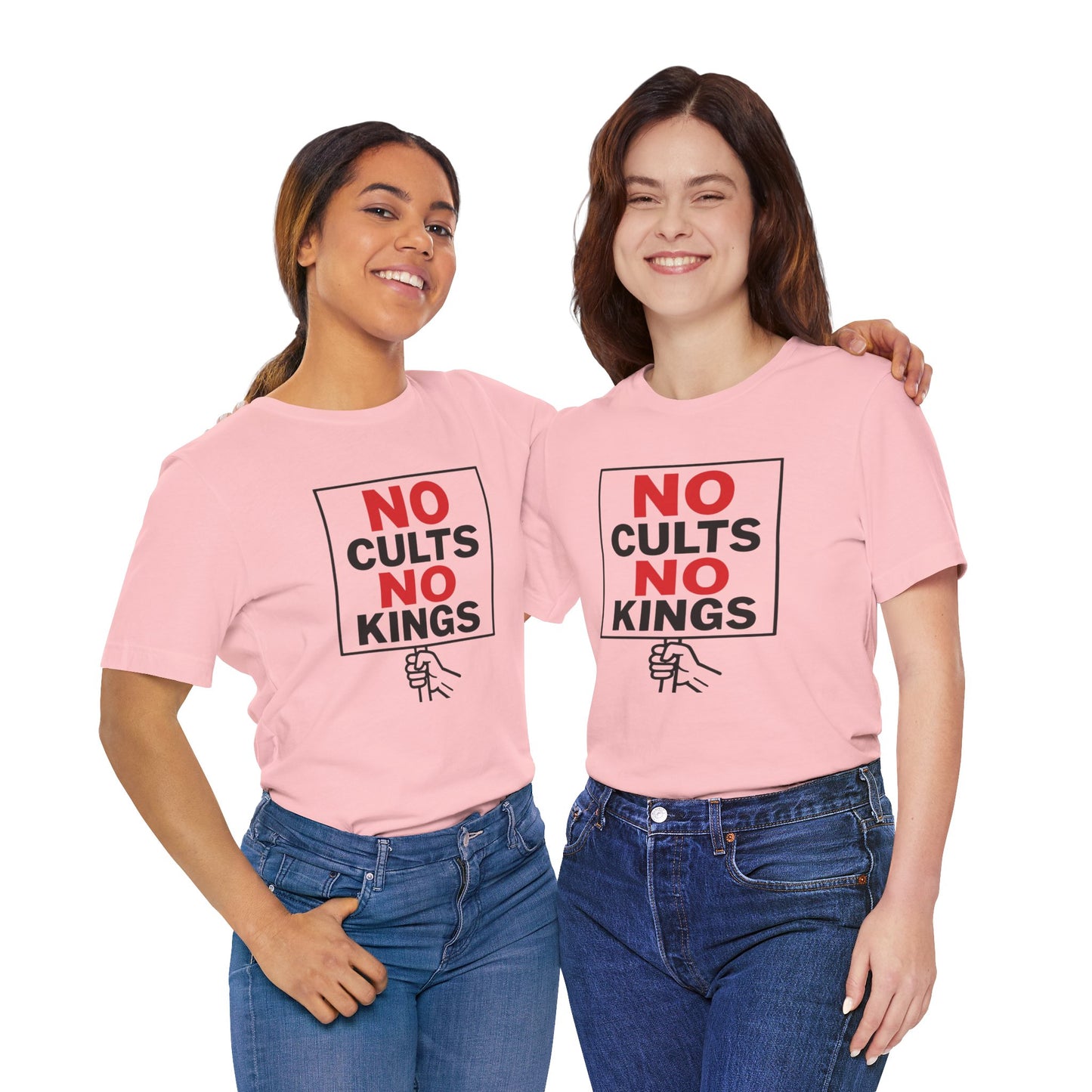 No Cults, No Kings – Unisex Protest Tee (Size XS-4XL)