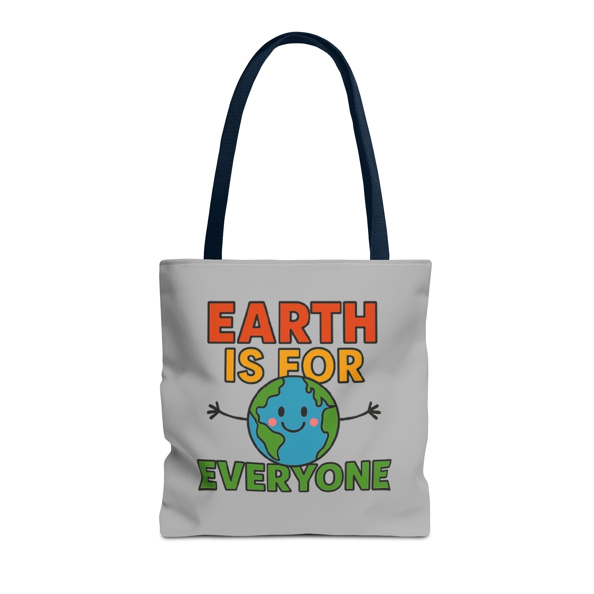 Earth Is For Everyone - Activist Tote Bag (Grey) | Civic Goods