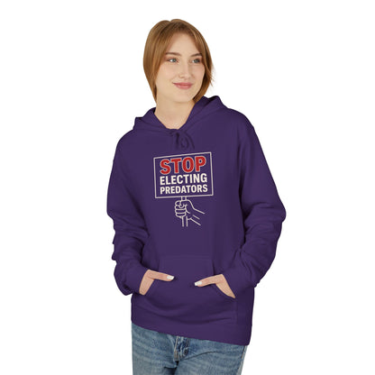 Stop Electing Predators – Unisex Protest Hoodie (Size S-5XL)