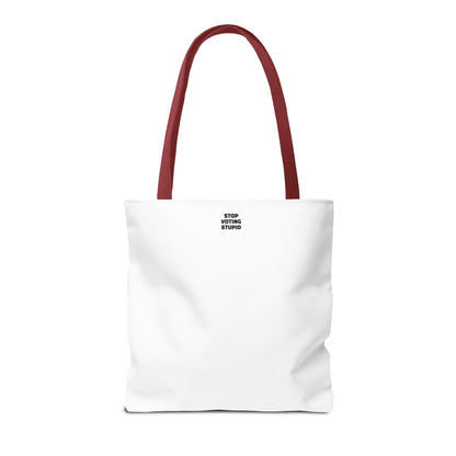 Stop Voting Stupid – Activist Tote Bag - White