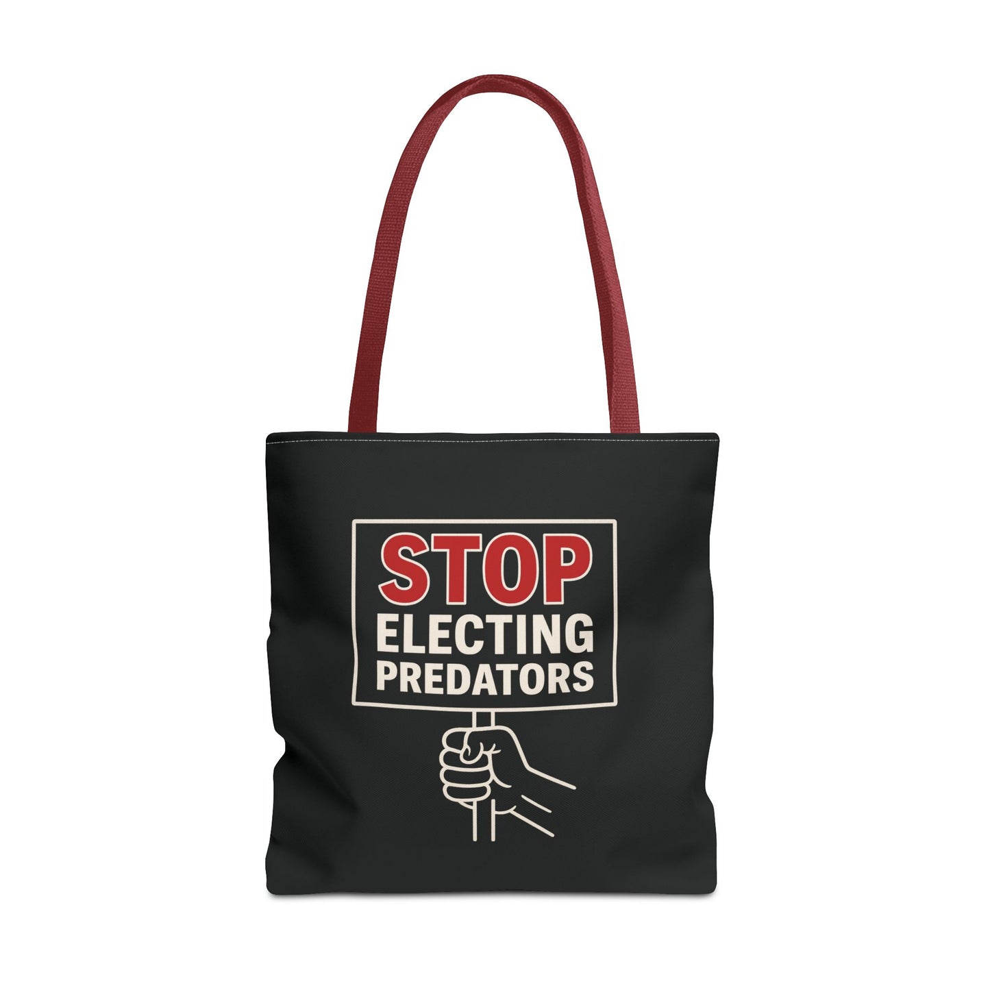 Stop Electing Predators – Activist Tote Bag - Black