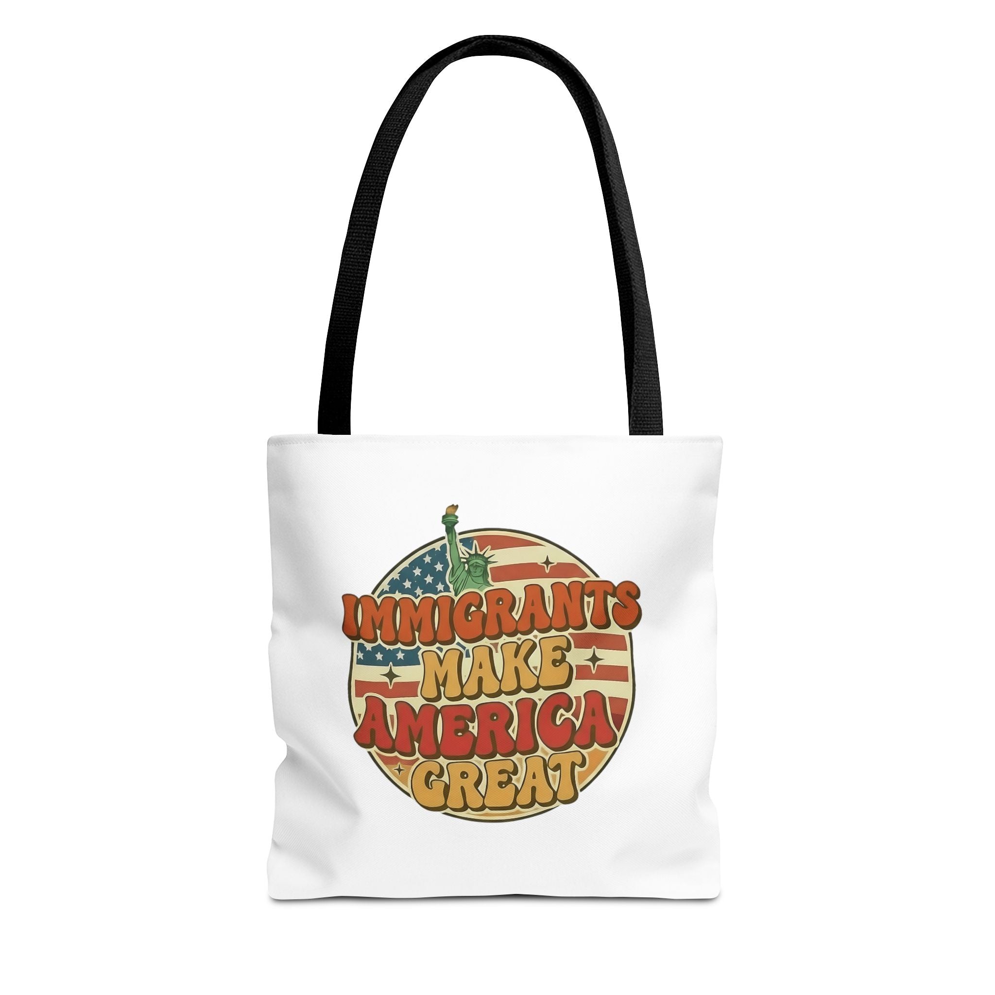 Immigrants Make America Great - Activist Tote Bag (White) | Civic Goods