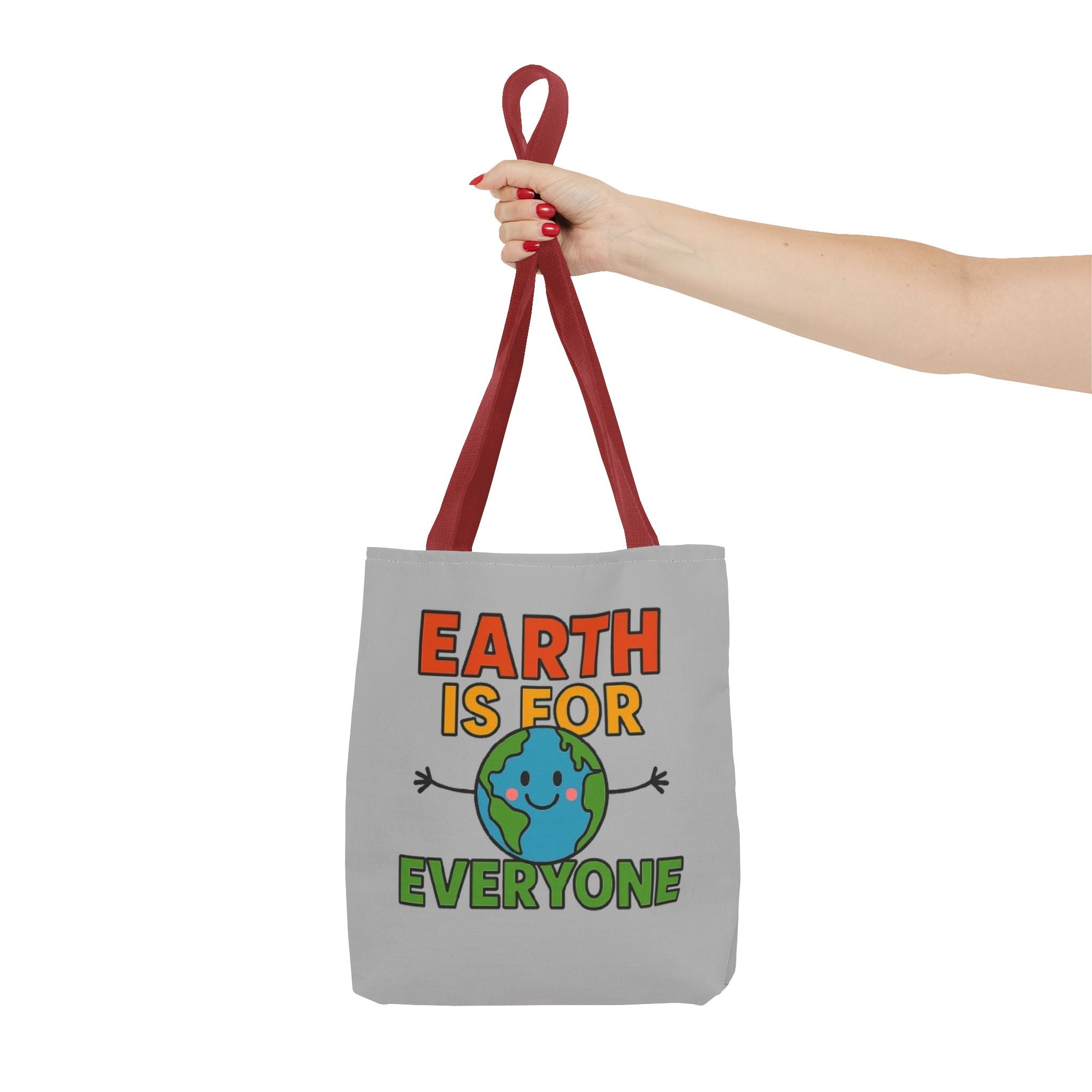 Earth Is For Everyone - Activist Tote Bag (Grey) | Civic Goods