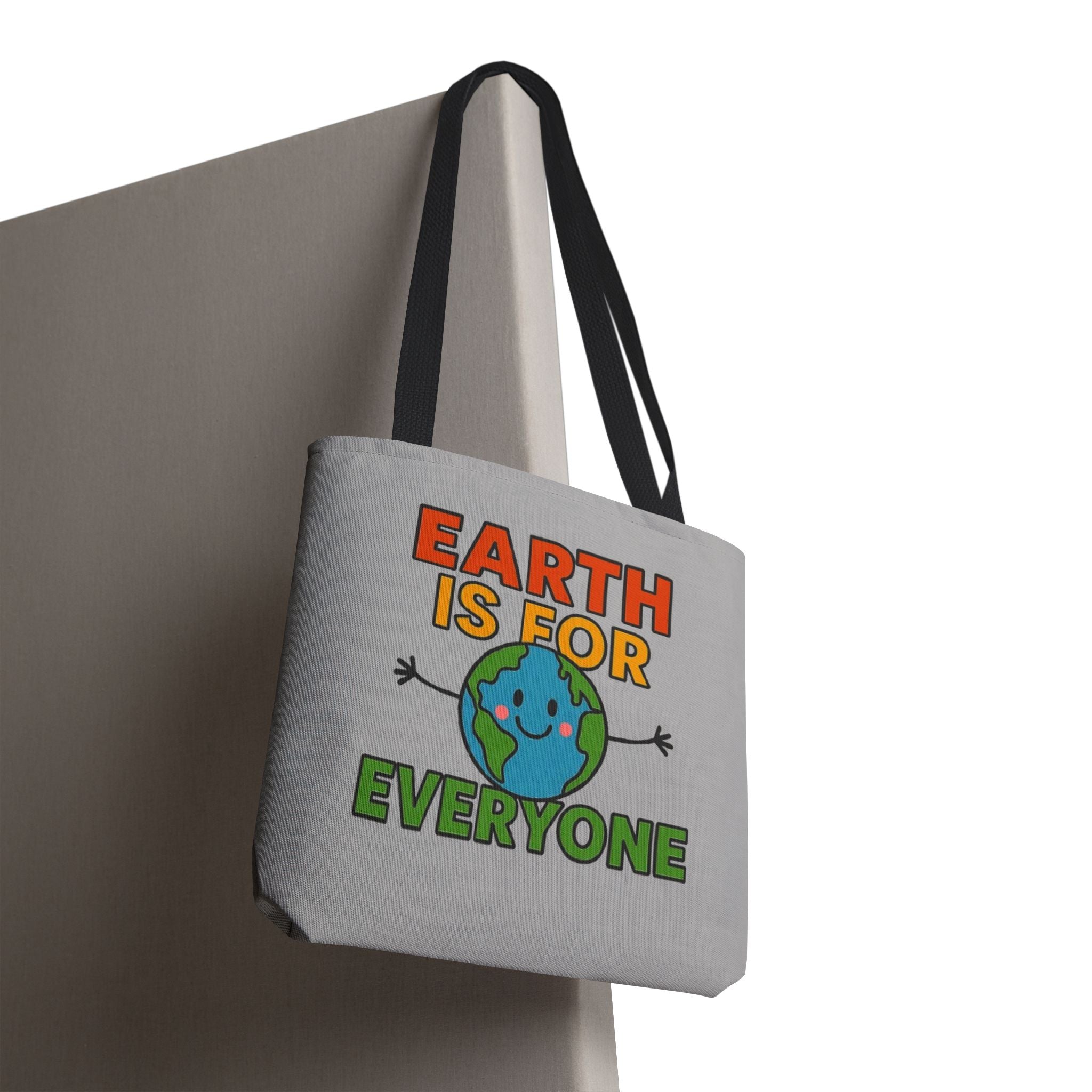Earth Is For Everyone - Activist Tote Bag (Grey) | Civic Goods