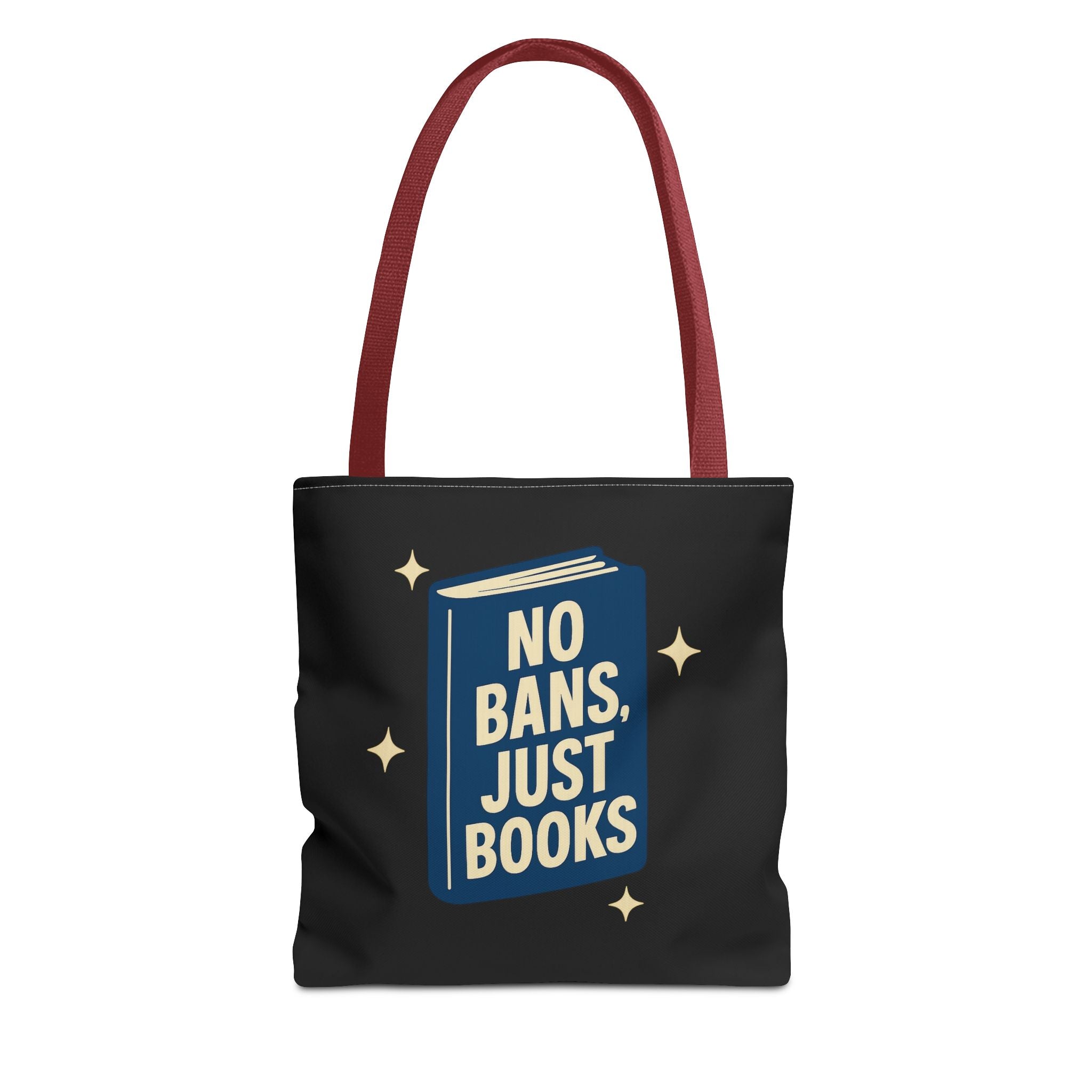 No Bans, Just Books - Activist Tote Bag (Black) | Civic Goods