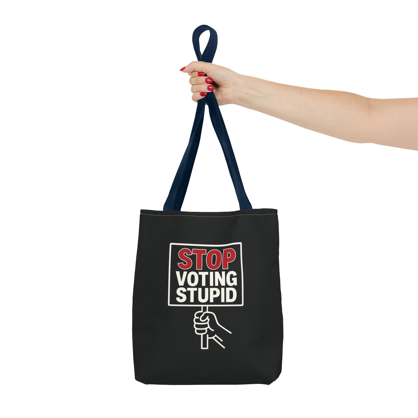 Stop Voting Stupid – Activist Tote Bag - Black