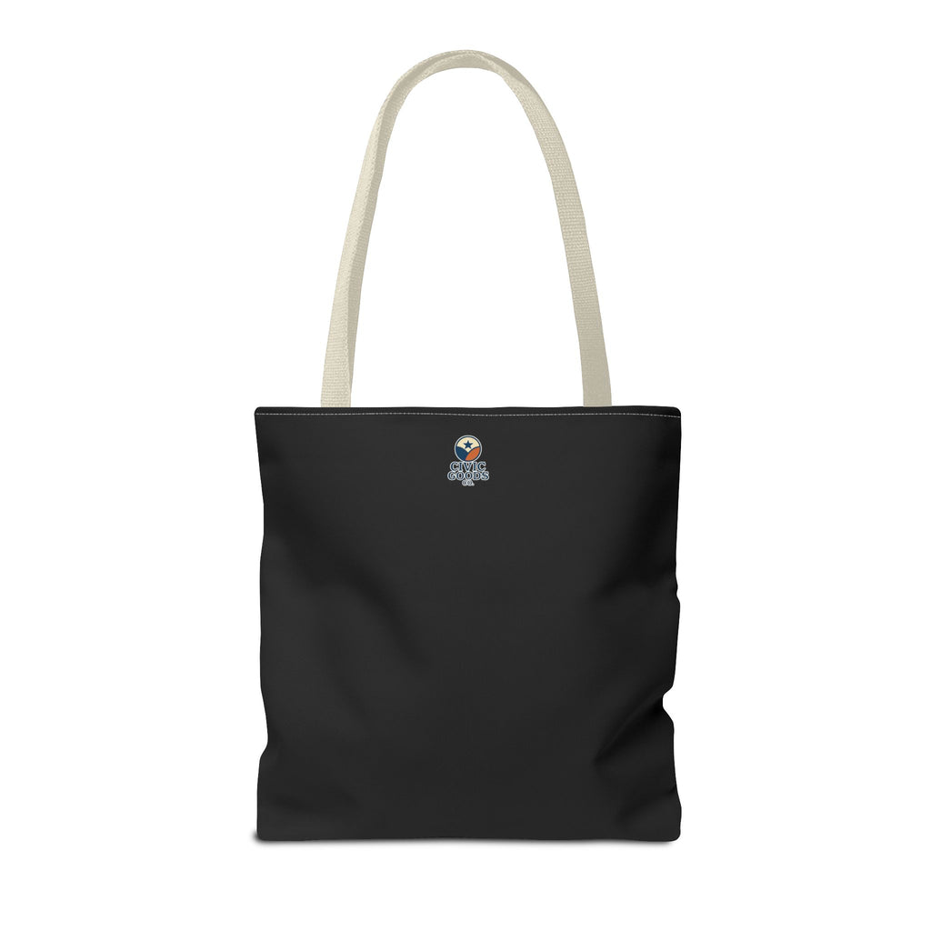 Planet Over Profits Design - Activist Tote Bag (Black) | Civic Goods