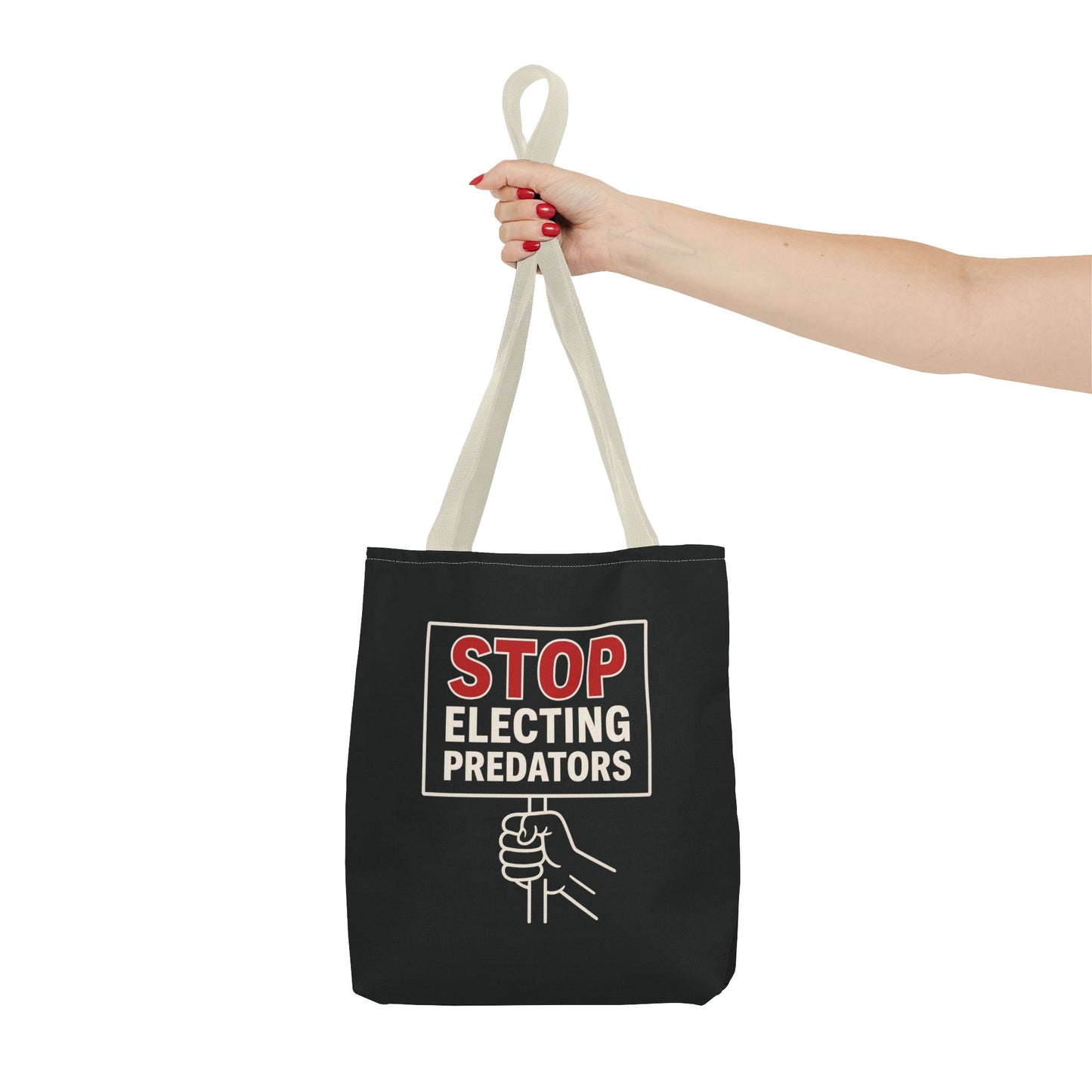 Stop Electing Predators – Activist Tote Bag - Black