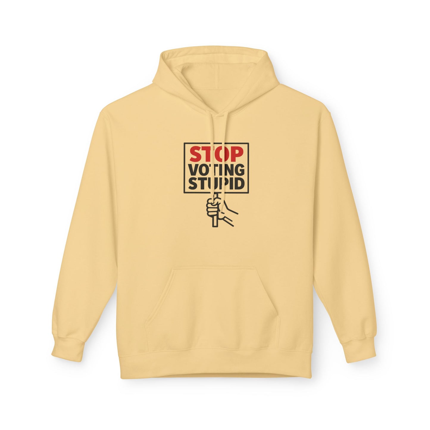 Stop Voting Stupid – Unisex Protest Hoodie (Size S-5XL)
