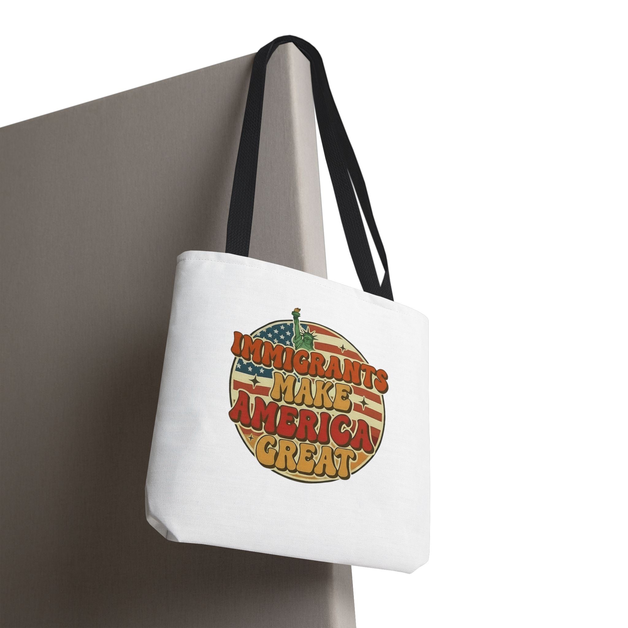 Immigrants Make America Great - Activist Tote Bag (White) | Civic Goods